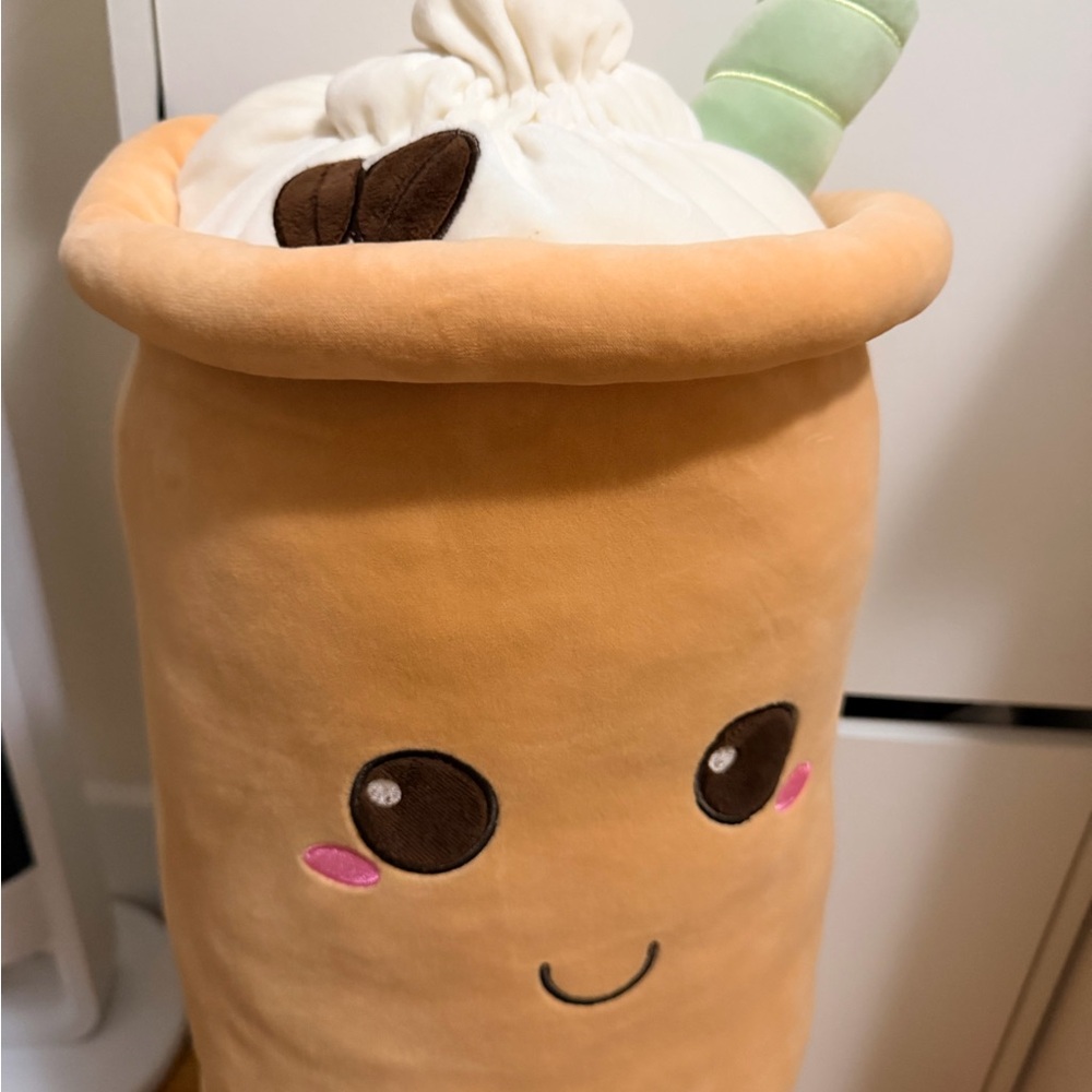 Boba Tea Throw Pillow